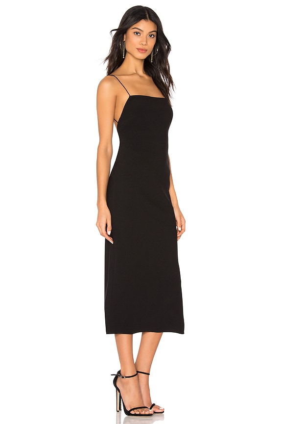 view 2 of 3 VESTIDO MIDI LILA in Black