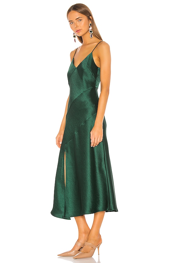 view 2 of 3 Gabrielle V Dress in Emerald