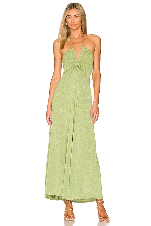 view 1 of 4 Indya Knit Maxi Dress in Pistachio