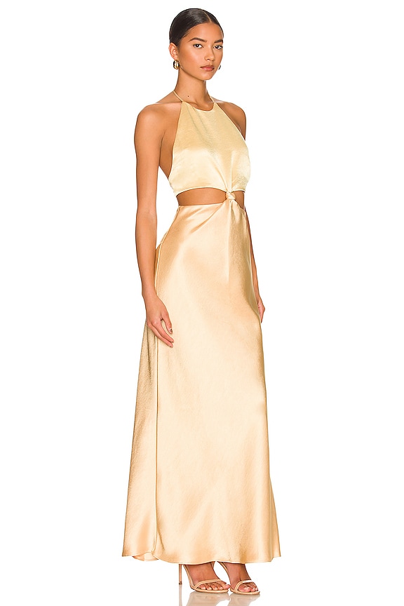 view 2 of 3 ROBE CARRIE in Multi Yellow