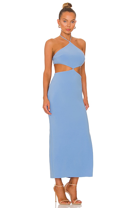 view 2 of 3 VESTIDO IRIS in Malibu Blue