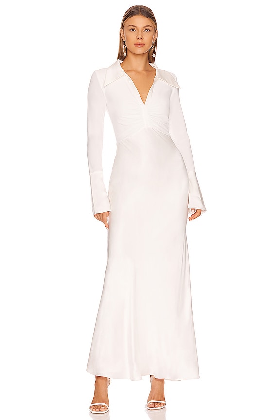 Bec + Bridge Amber Long Sleeve Maxi Dress in Ivory | REVOLVE