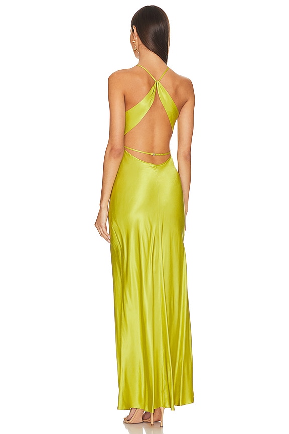 teresa halter maxi dress Bec + Bridge in Wasabi Sept30pics