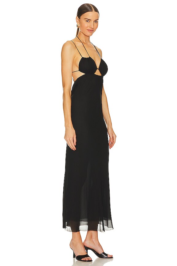 view 2 of 3 ROBE MAXI ARCHER in Black