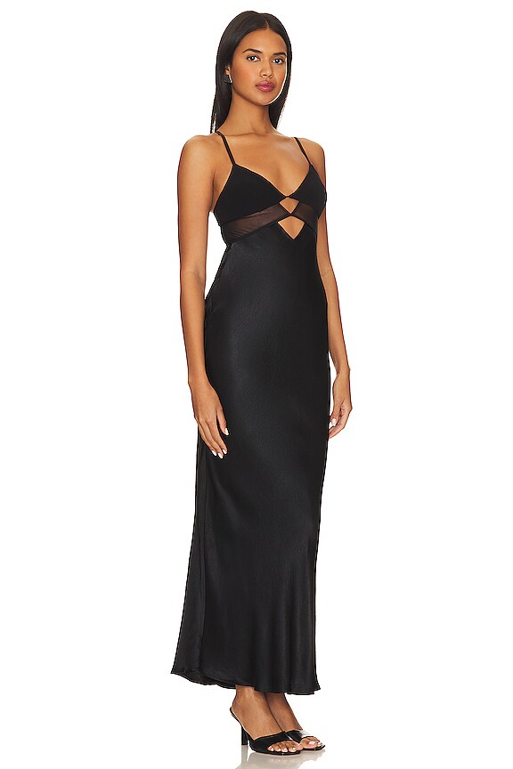 view 2 of 3 Ashton Cut Out Maxi Dress in Black