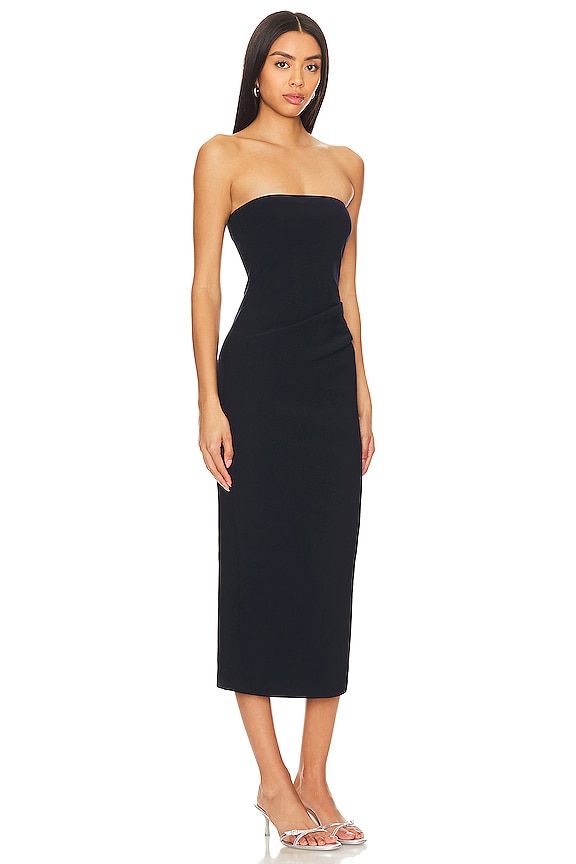 view 2 of 3 Karina Strapless Midi Dress in Ink