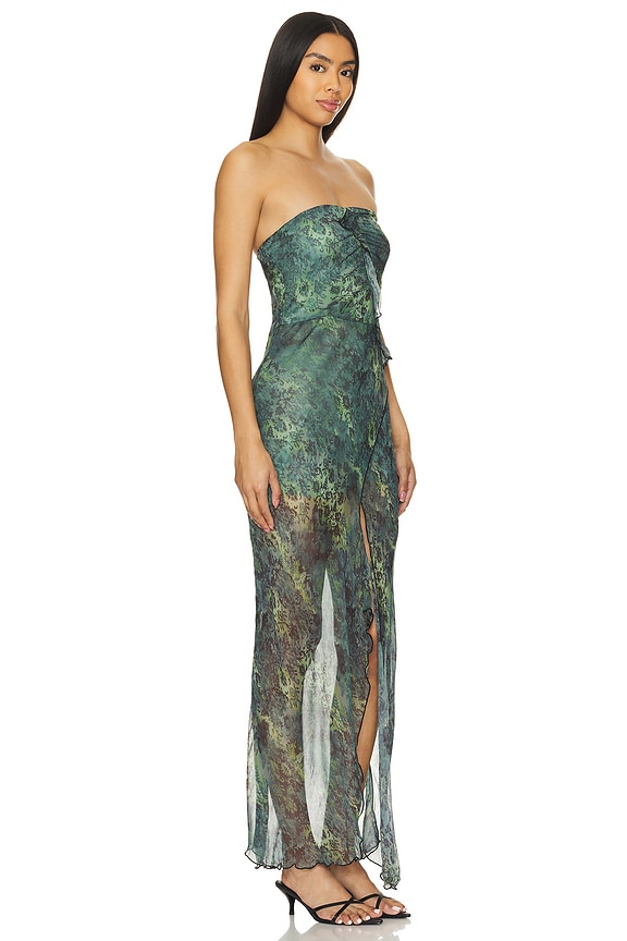 view 2 of 3 MAXIVESTIDO OPAL in Nouveau Bleue