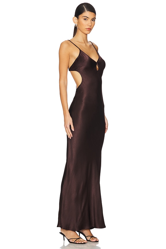 view 2 of 4 Cedar City Maxi Dress in Dark Choc