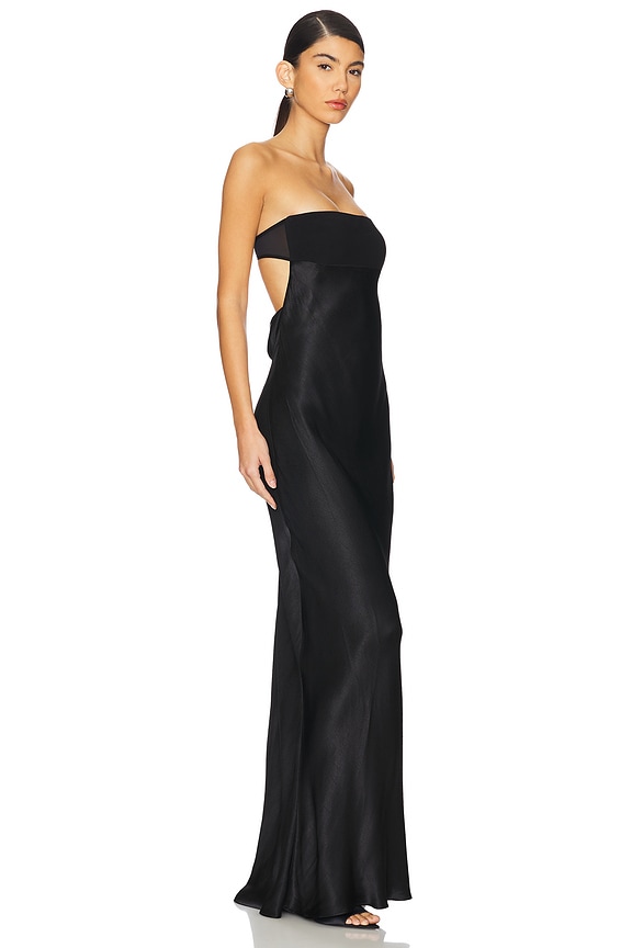 view 2 of 3 Zari Strapless Dress in Black
