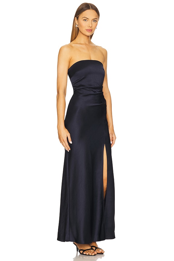 view 2 of 3 Dreamer Strapless Dress in Ink