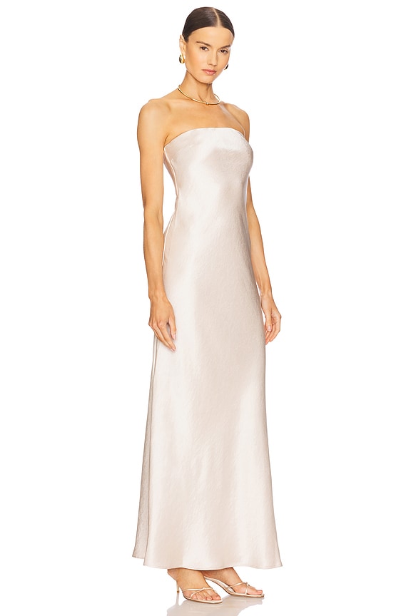view 2 of 3 Austen Strapless Maxi Dress in Sand