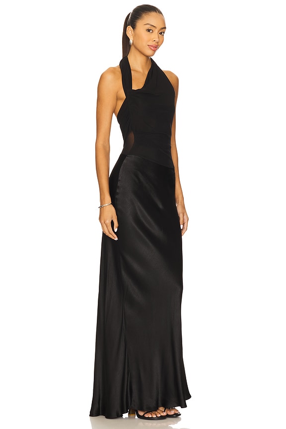 view 2 of 3 Ida Halter Maxi Dress in Black