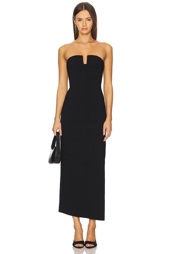 view 2 of 3 Rafi Strapless Dress in Black