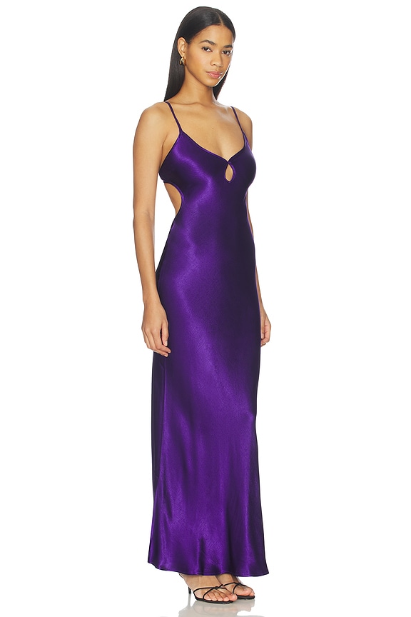 view 2 of 3 Cedar City Maxi Dress in Deep Purple