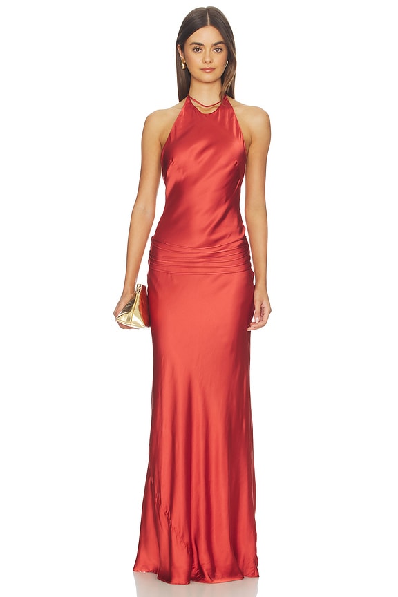 view 1 of 3 VESTIDO QUENTIN in Paprika