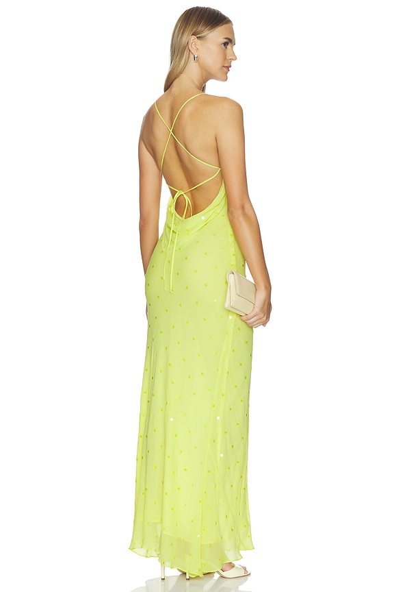 view 1 of 4 Arielle Slip Maxi Dress in Citrus