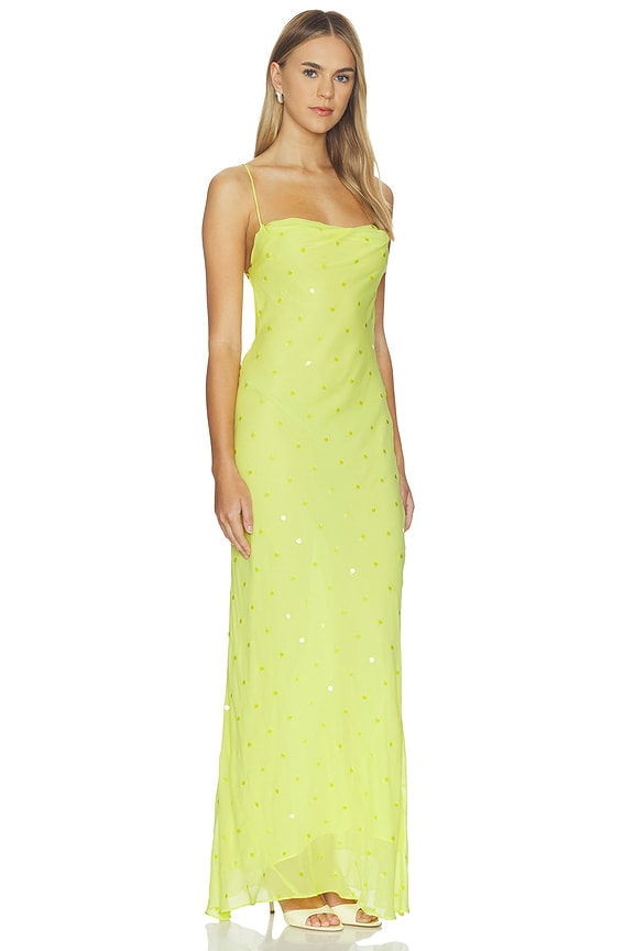 view 2 of 4 Arielle Slip Maxi Dress in Citrus