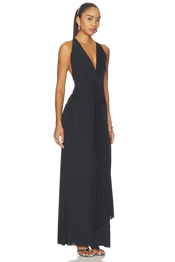 view 2 of 3 Thalia V Maxi Dress in Black