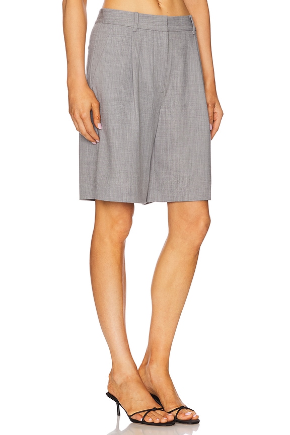 view 2 of 6 Jordin Short in Charcoal Weave