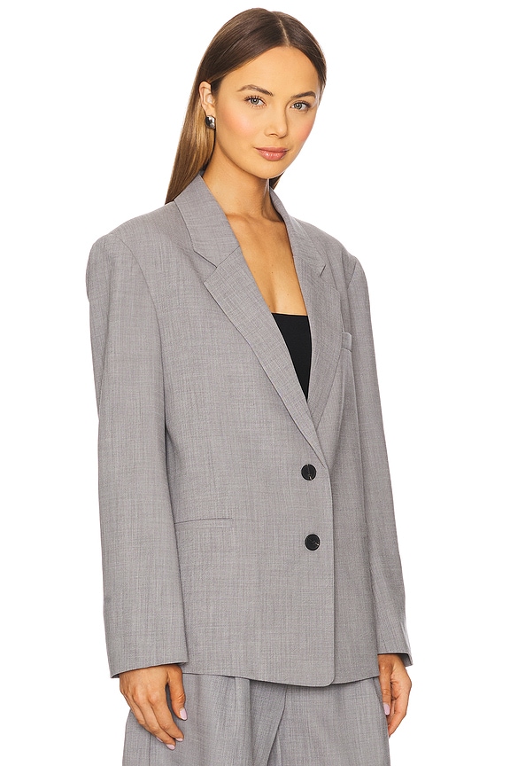 view 2 of 4 Jordin Blazer in Charcoal Weave