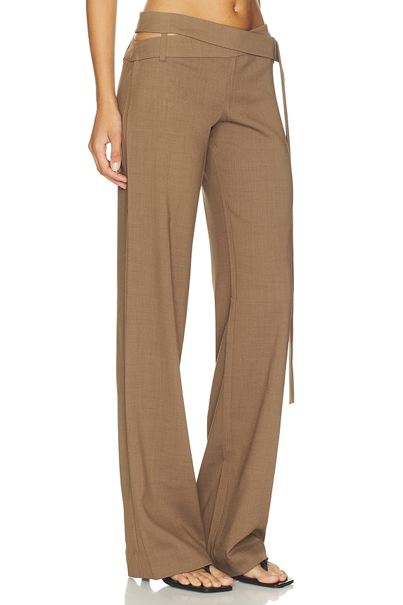 view 2 of 6 Malik Belt Pant in Taupe