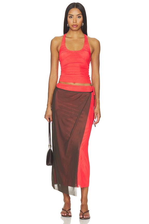 Alyna Contrast Skirt