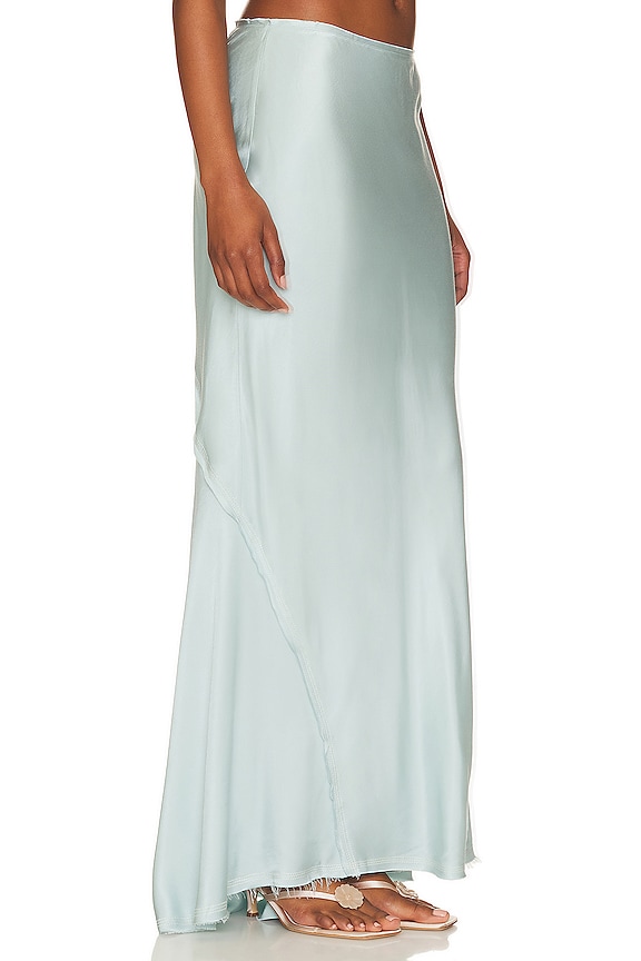 view 2 of 4 Evangeline Maxi Skirt in Cloud Blue