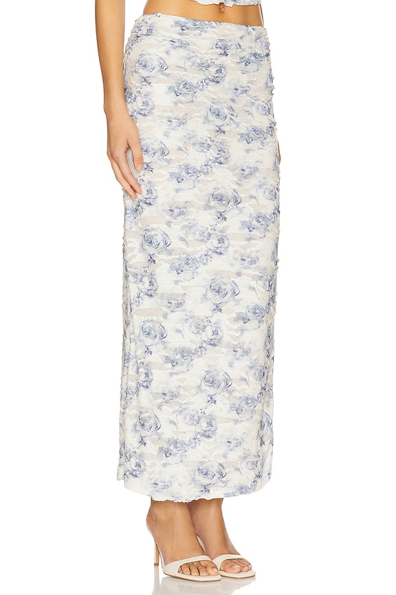 view 2 of 6 Riva Maxi Skirt in Porcelain Rose