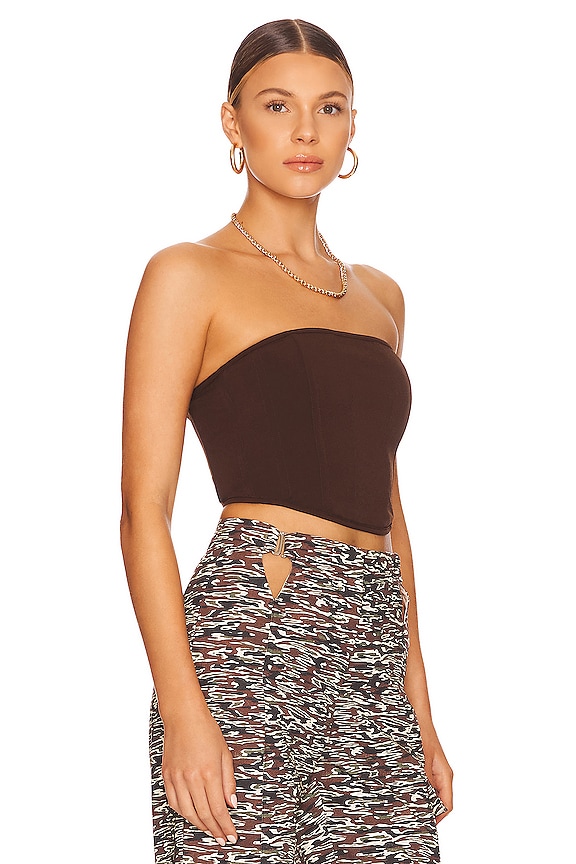 view 2 of 4 CORSÉ PALOMA in Chocolate