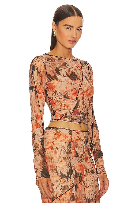 view 2 of 4 AVERIL 탑 in Glitch Floral