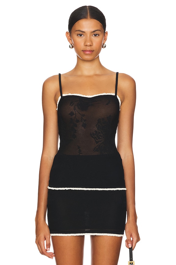 view 2 of 6 Naelle Knit Cami in Black
