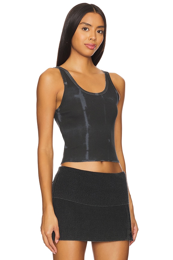 view 2 of 4 B+b Tank in Black Tie Dye