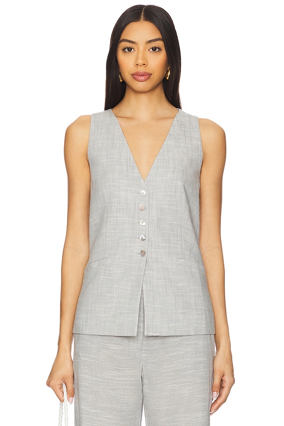 view 1 of 4 Maicie Vest in Silver