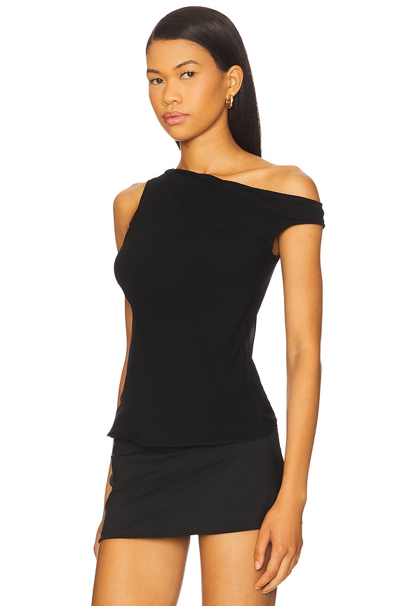 view 2 of 4 Rhone Drape Top in Black