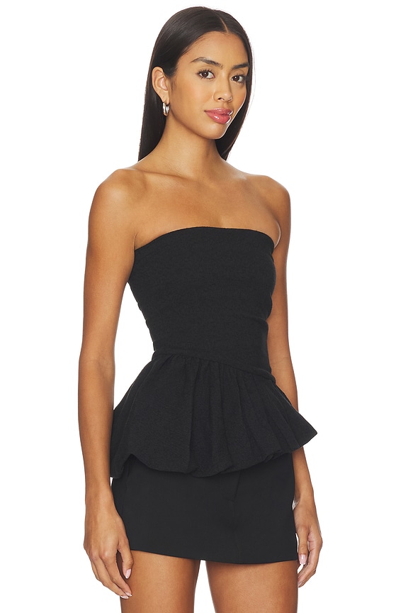 view 2 of 4 Rowena Strapless Top in Black