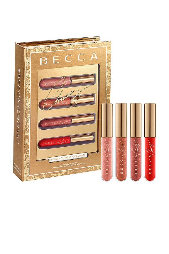 view 2 of 4 x Chrissy Teigen Lip Icing Glow Gloss Kit in 