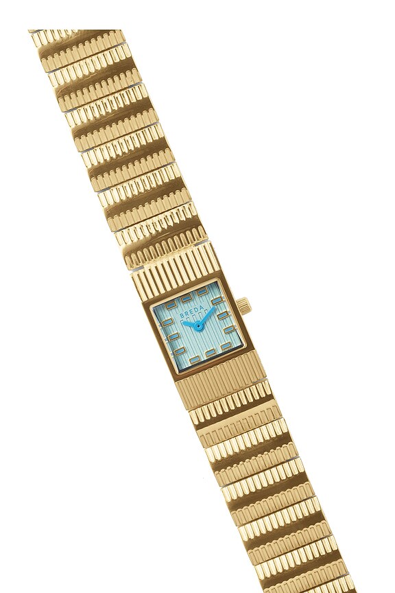 view 2 of 3 MONTRE GROOVE in Aqua & Gold