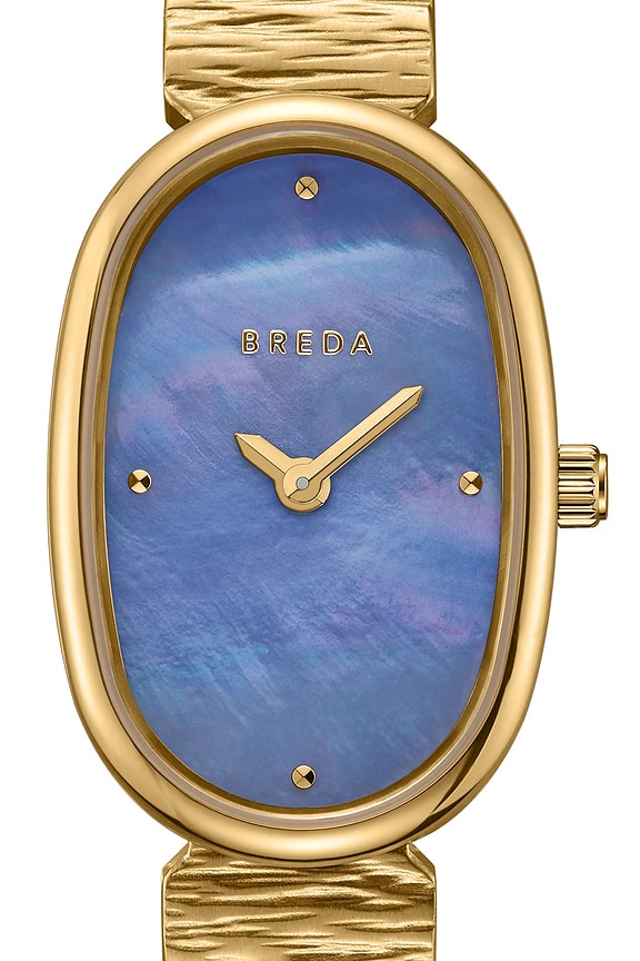 Breda Jane Revival Watch in Gold & Blue | REVOLVE