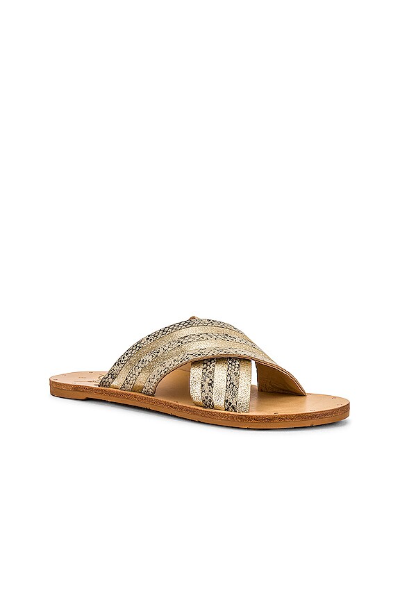 view 2 of 5 PASADOR PALILA in Snake, Platinum & Sand