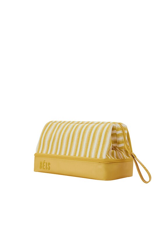 view 2 of 2 The Summer Stripe Dopp Kit in Honey