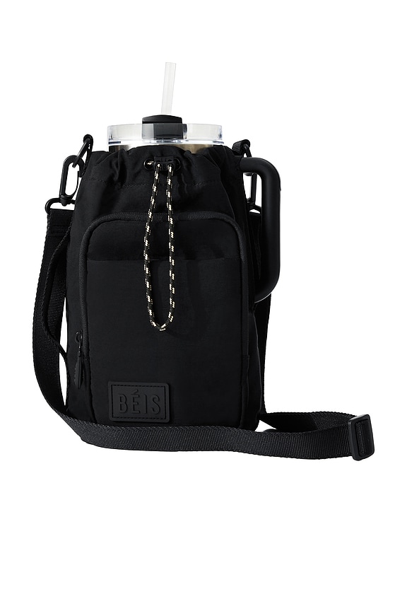 view 2 of 3 The Magnetic Water Bottle Sling in Black