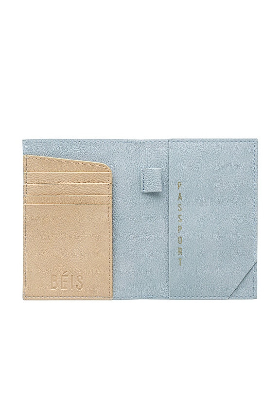 view 2 of 3 ÉTUI POUR PASSEPORT in Light Blue