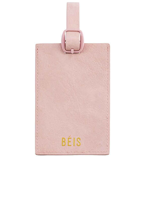 view 2 of 2 The Passport & Luggage Tag Set in Atlas Pink