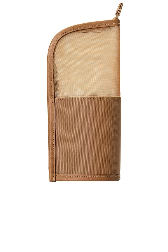 view 2 of 4 THE MAKEUP BRUSH POUCH 메이크업 브러시 파우치 in Camel