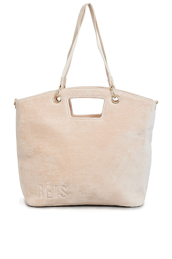 view 2 of 5 The Terry Tote in Beige
