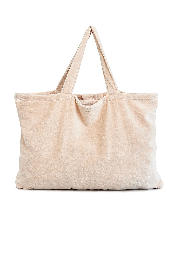 view 2 of 3 The Terry Towel Tote in Beige