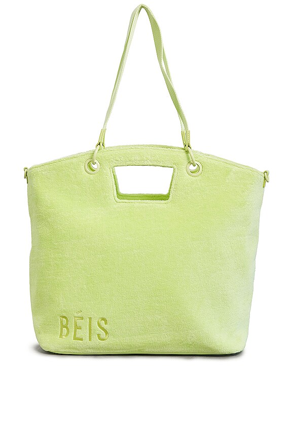 view 2 of 5 BOLSO TOTE TERRY in Lime