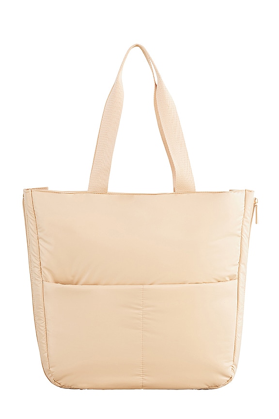 view 2 of 3 BOLSO TOTE EXPANDABLE in Beige