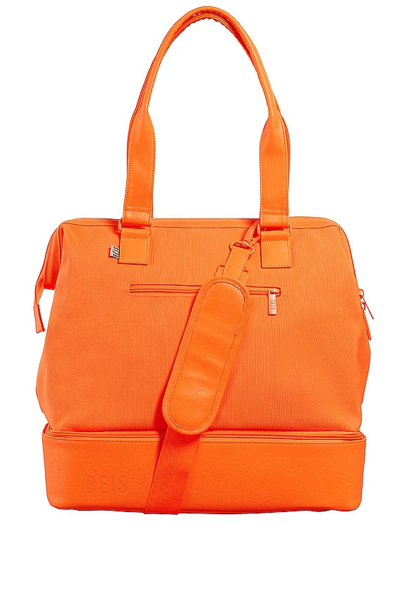 BEIS The Mini Weekend Bag in Creamsicle | REVOLVE