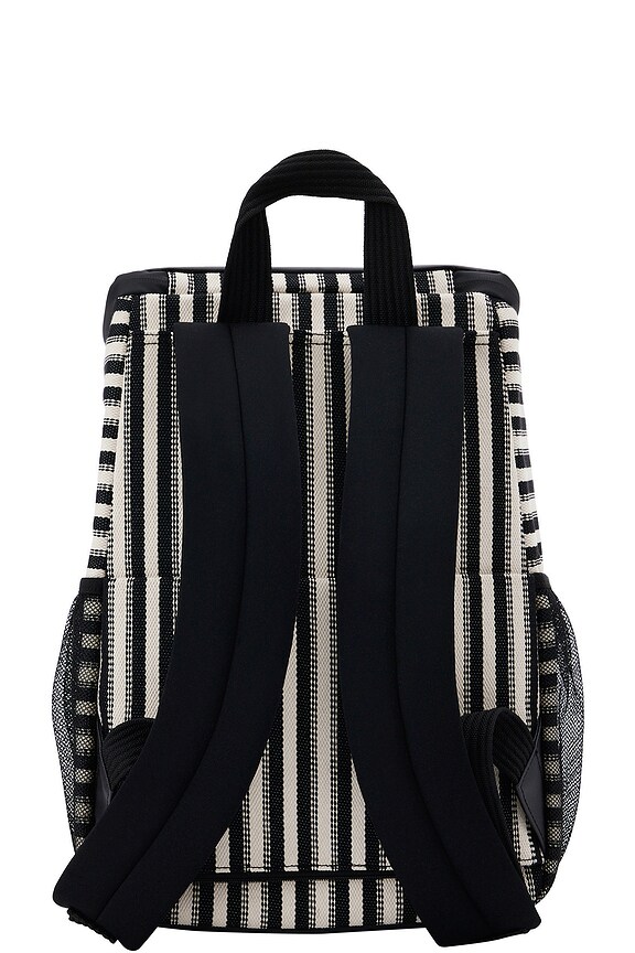 view 2 of 3 The Summer Stripe Cooler Backpack in Black